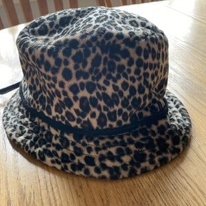 Vintage leopard Betmar brimmed hat